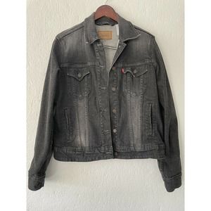 Levi's Women’s Black Original Trucker Jacket Lg